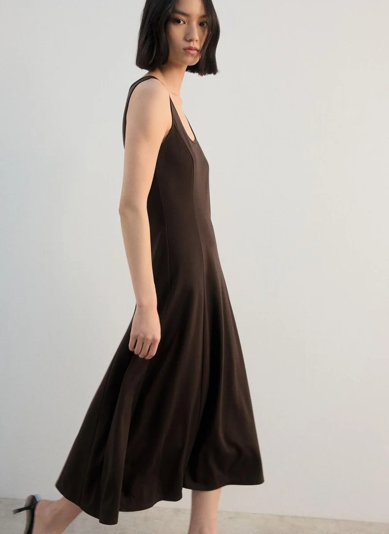 MANGO  Flared midi-dress for Women | Best Price UAE